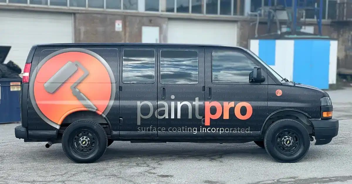 Paint Pro Chevy Express van full wrap