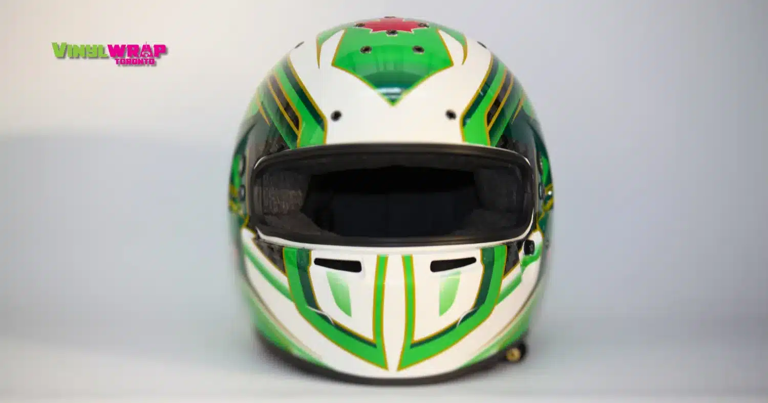 Helmet full wrap with custom design