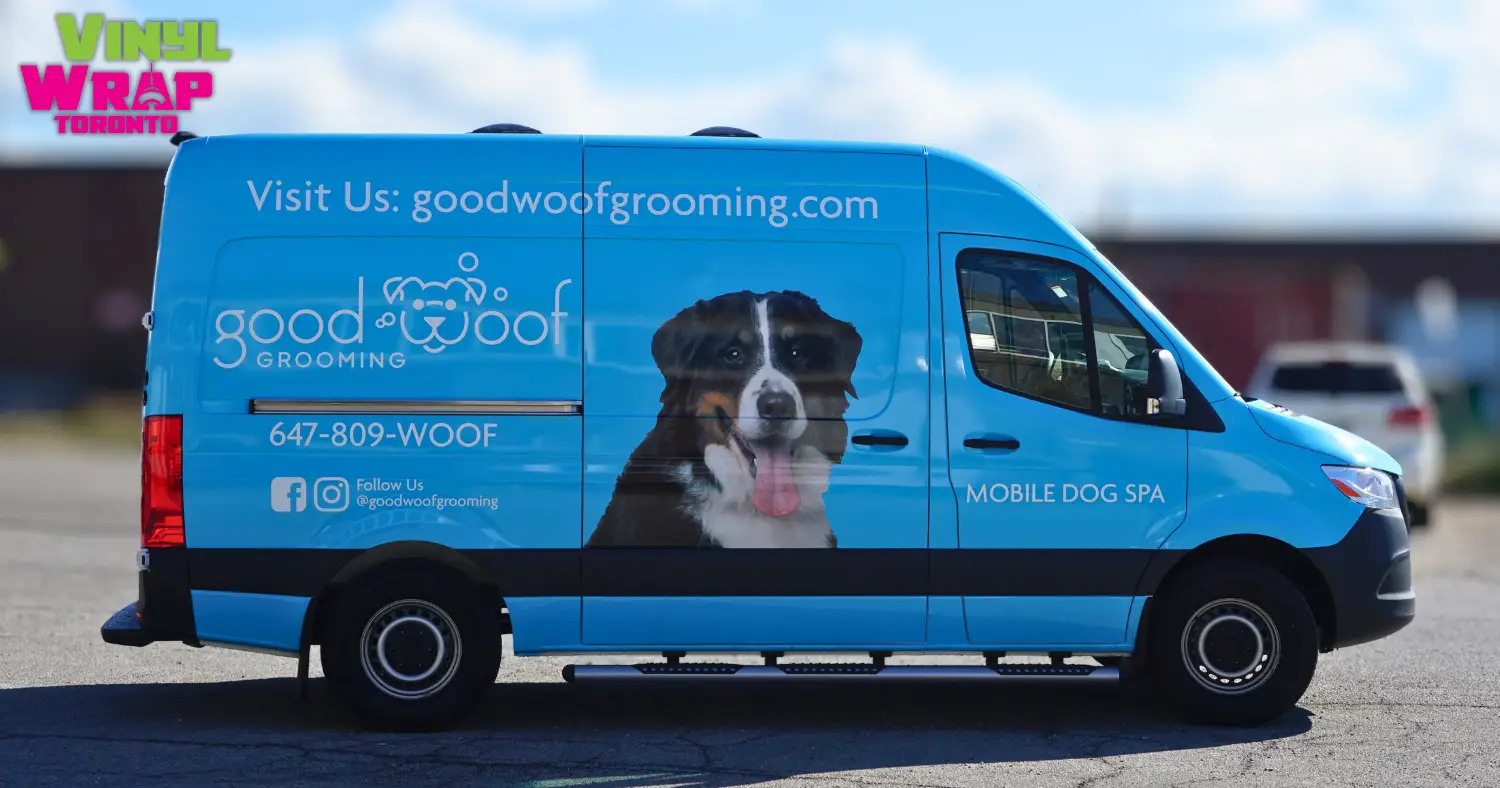 Good Woof Mercedes Sprinter high-roof full wrap